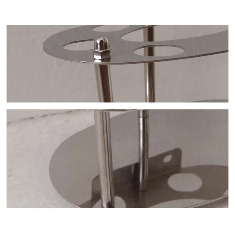 6 отверстий из нержавеющей стали полировальный держатель для зубной щетки полка