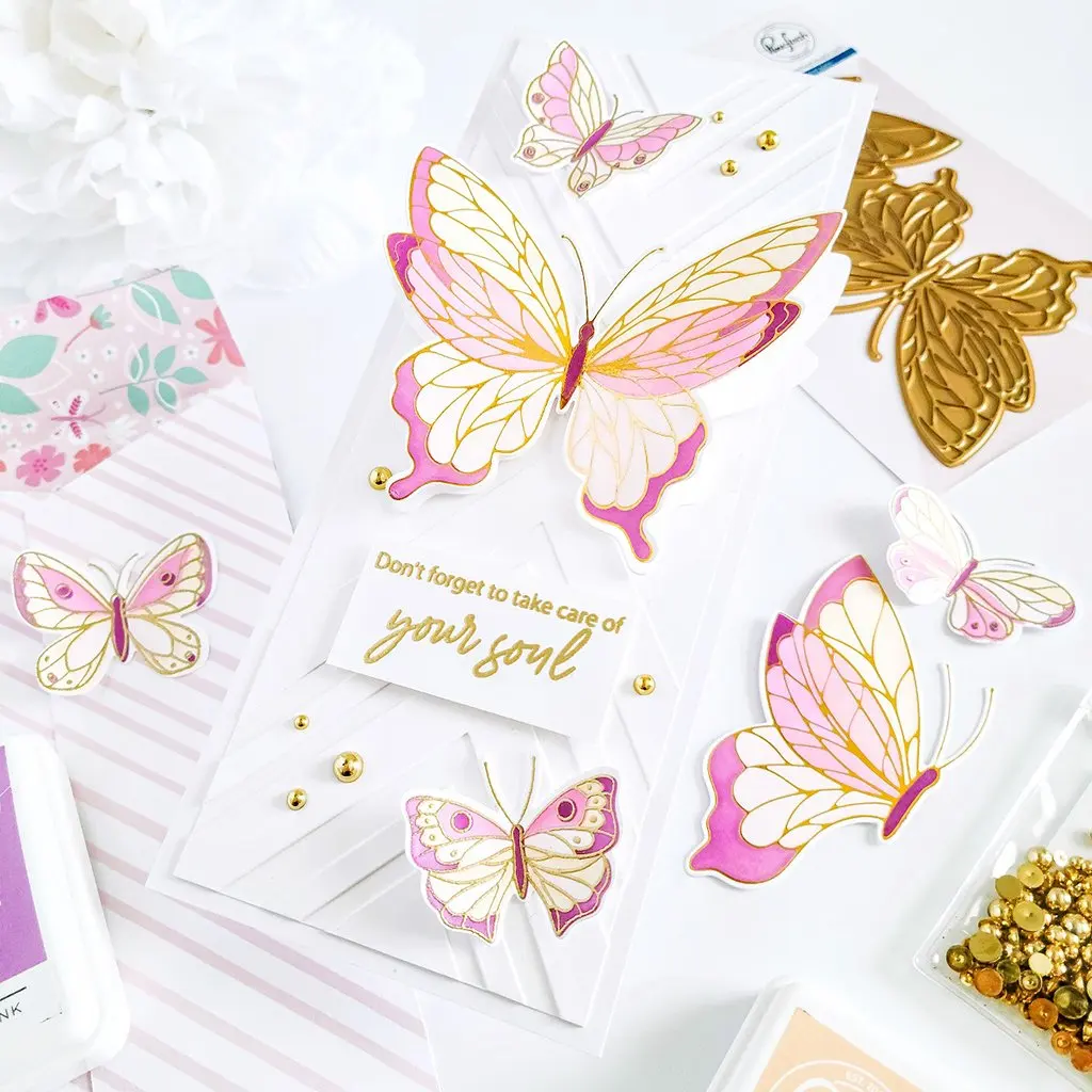 

Butterfly Metal Cutting Dies and Stamps DIY Scrapbooking Card Stencil Paper Cards Handmade Album Stamp Die Sheets
