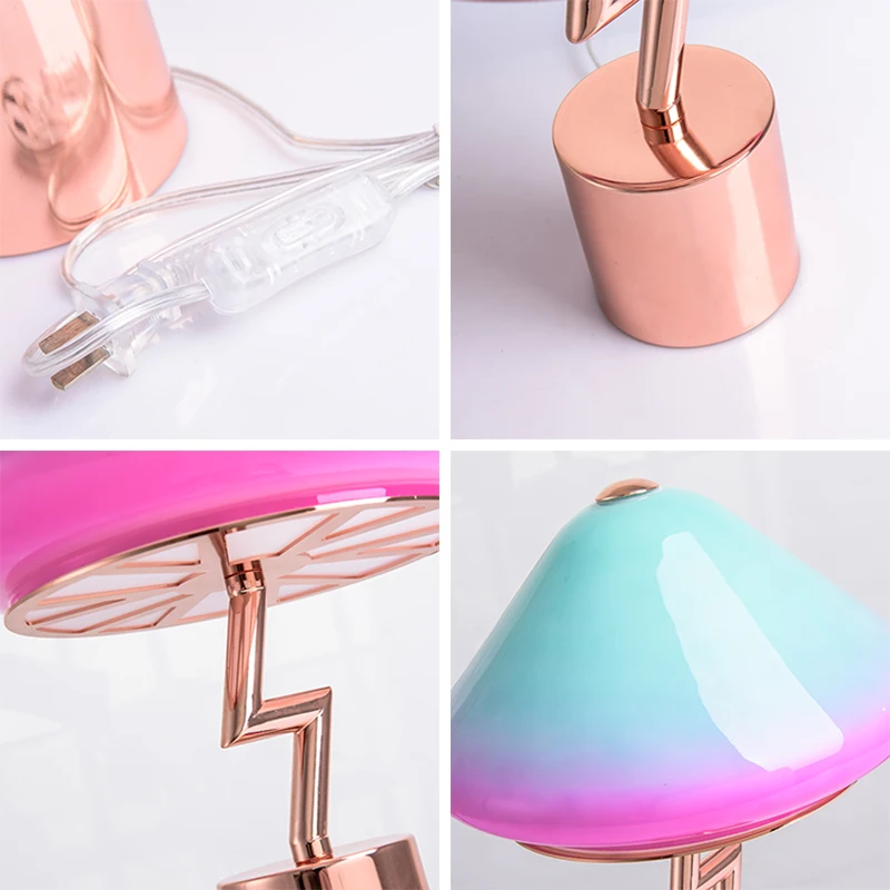 Современная светодиодная железная витражная тумбочка E27 маленькая Настольная