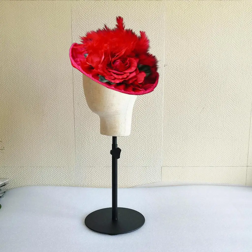 Регулируемый манекен для париков из парусины с подставкой и основанием| |