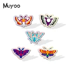 Новинка 2021, эпоксидные акриловые булавки для лацканов ручной работы в полоску