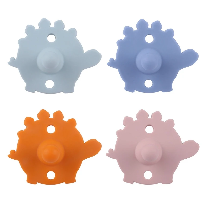 

Soft Dinosaur Shaped Silicone One Piece Pacifier Babies 6-16 Months Orthodontic Nipple BPA-Free for Newborn Baby Present