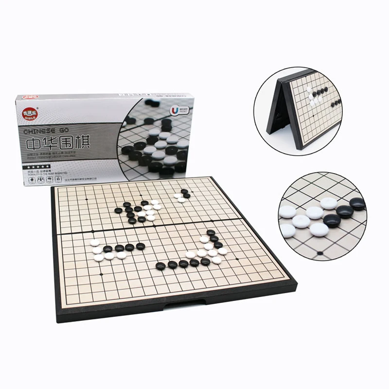 Китайская старая настольная игра weiqi шашки складной стол магнитная шахматная