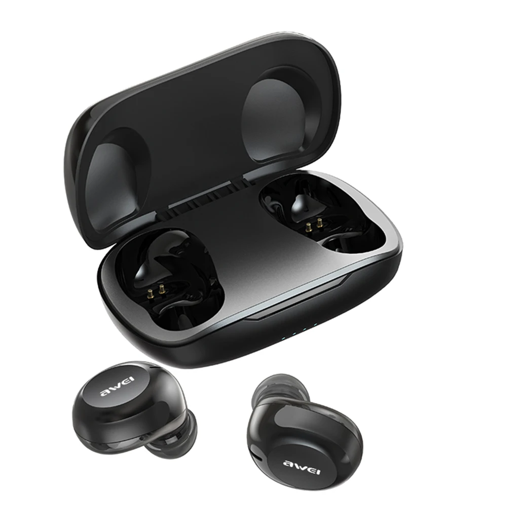 

Awei T20 5.0 Headset TWS Wireless Earphones In Ear Mini Earbuds Stereo Gaming With Mic Touch Contorl Wireless
