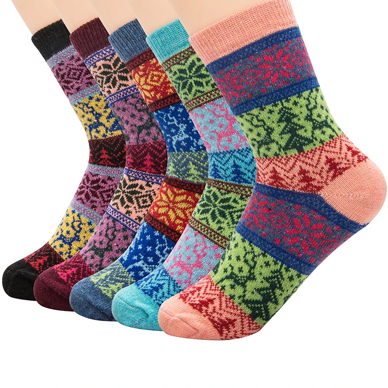 2019 Christmas Style Fashion Socks Short Female Funny Cotton Socks Women Winter Fall Men Unisex Wool Short Lady Socks Male Sox