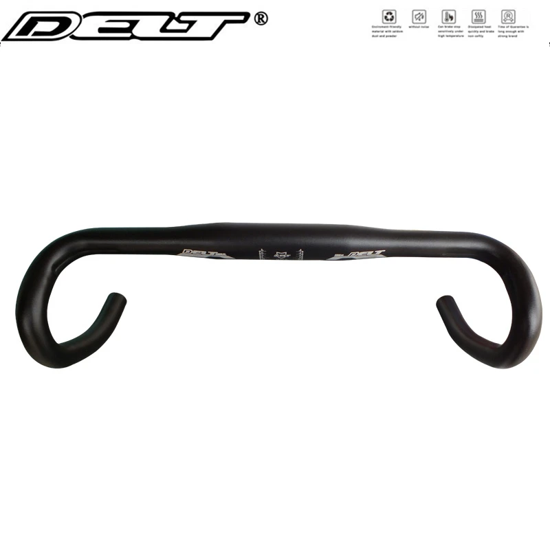

Road Fixed gear Bicycle bike handlebar Drop Bent Bar for 31.8x 420mm black Accessories