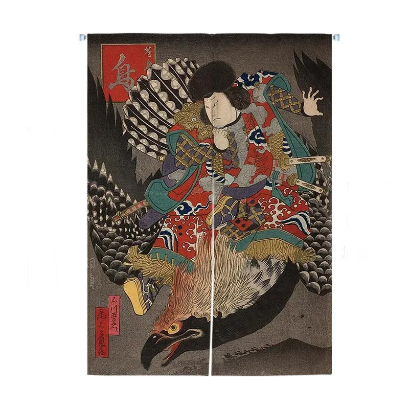 Японский Стиль волны кимоно Ткань дверной занавес перегородка Ванная комната