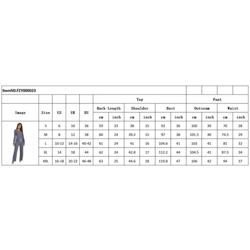 

2020 Autumn Winter Women Casual Pajamas Sets 2 Pieces Sleepwear Suit Female Long sleeve Solid Nightwear Homewear Suit