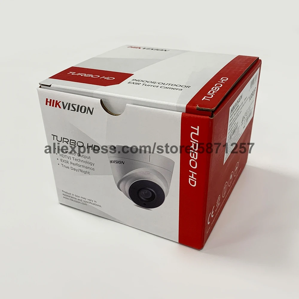 Hikvision Original DS-2CE56D8T-IT3F 2 MP Ultra Low Light Fixed Turret Camera IR Range 60m | Безопасность и защита