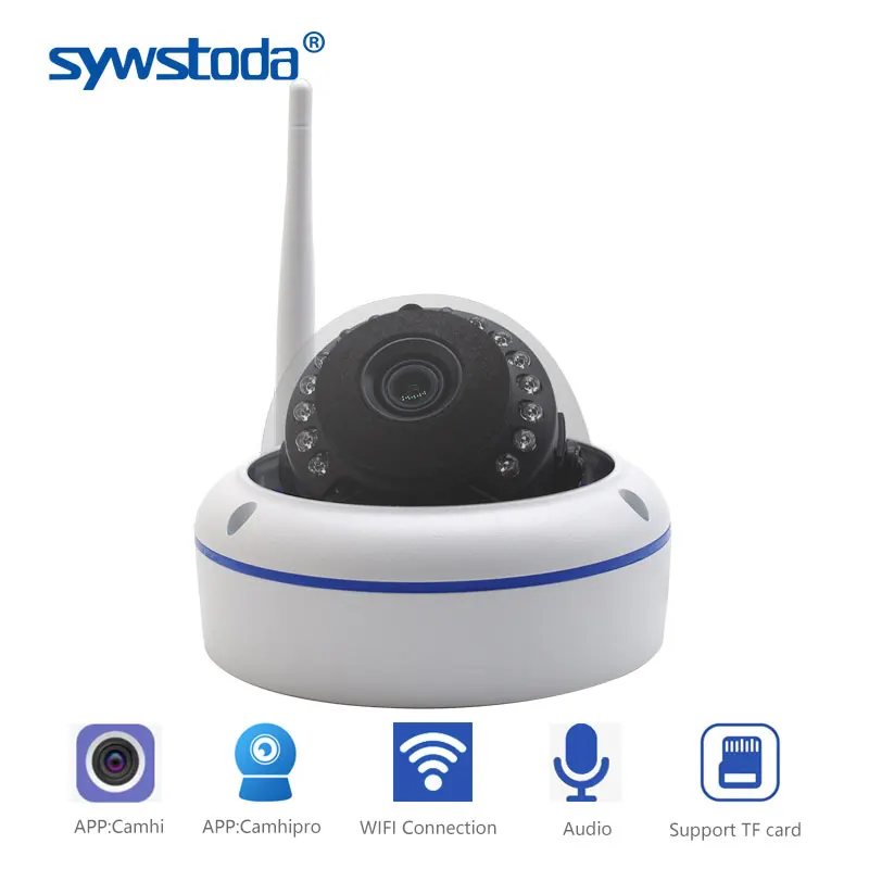 Купольная Беспроводная IP-камера ONVIF 1080P Wi-Fi уличная камера с ночным видением 1920*1080