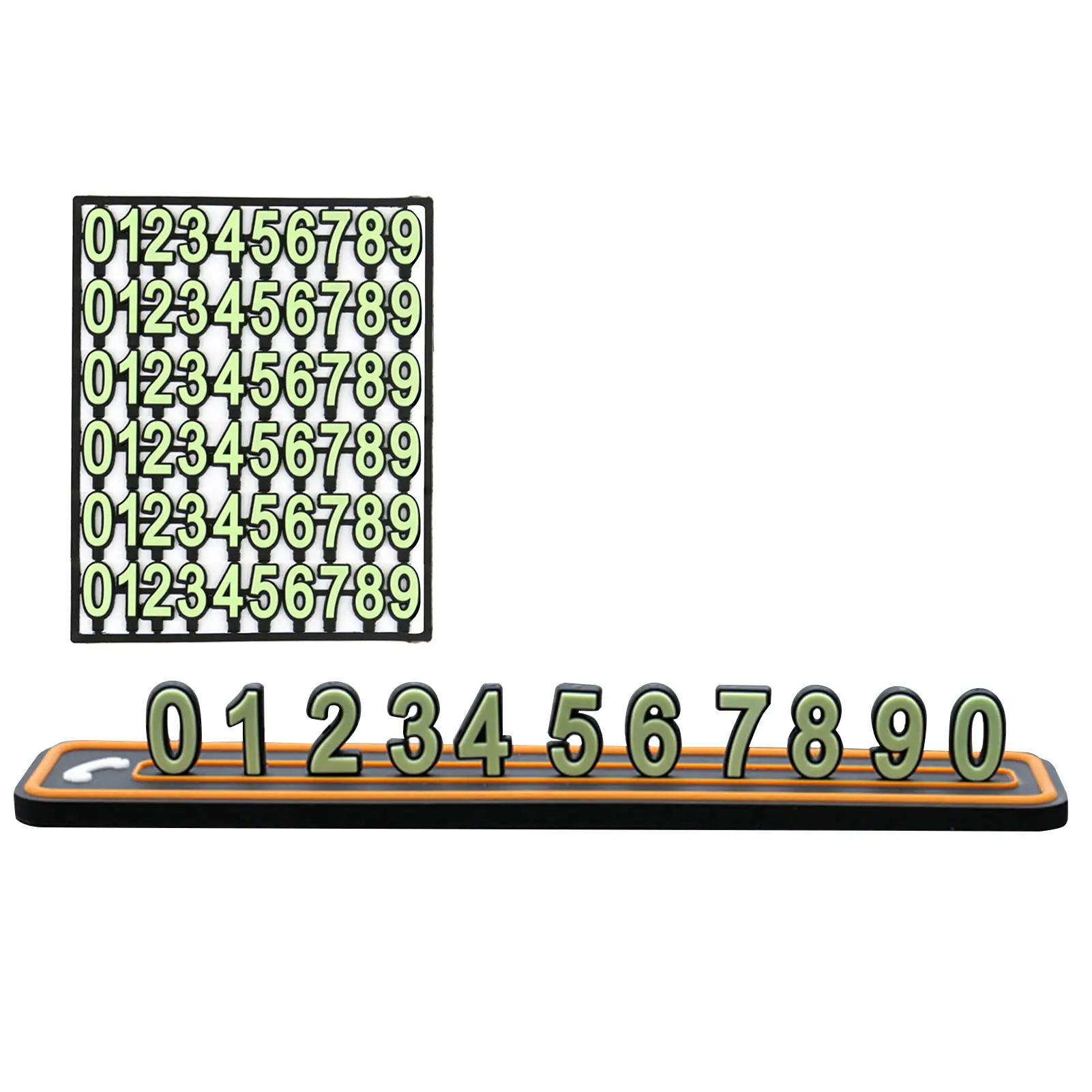 

Car Temporary Parking Card Simple Car Temporary Parking Phone Number Plate Ideal
