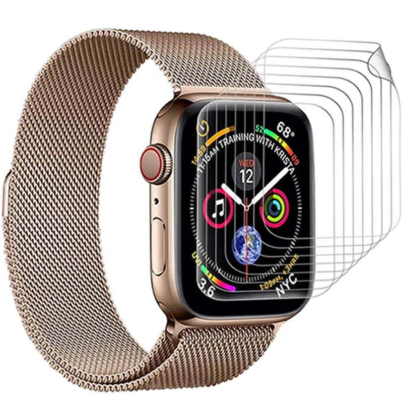 

Hydrogel Full Protective Film For Apple Watch Series 7 41mm 45mm SE 6 4 5 40MM 44MM Screen protetor For iWatch 3 2 1 38mm 42mm