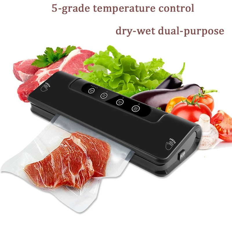 Household Vacuum Packer Food Sealer Multi-Function Automatic Sealing Packing Machine Free 15Pc Bags Uk Plug | Бытовая техника