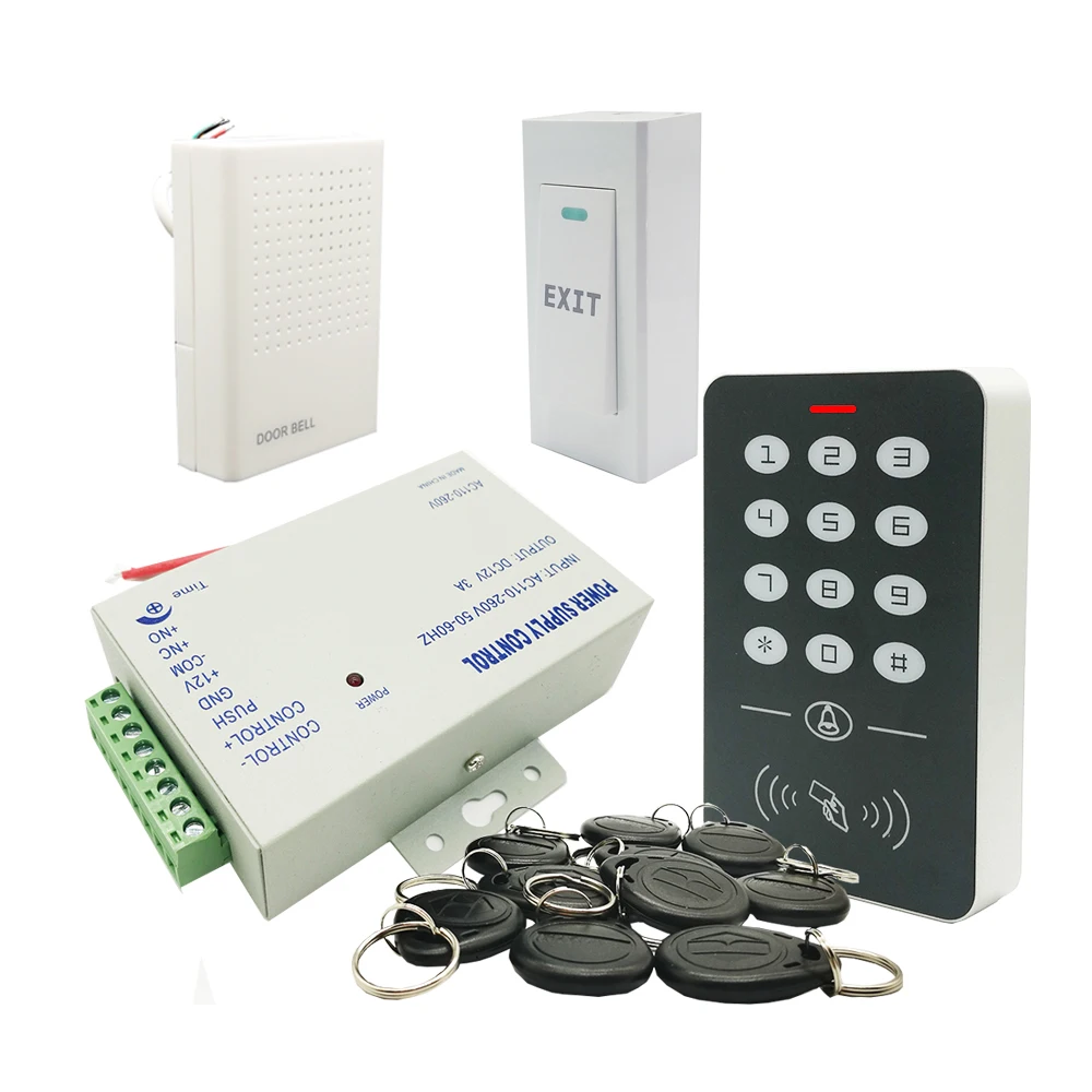 

DIY Keypad 125khz RFID Door Access Control System Kits without lock