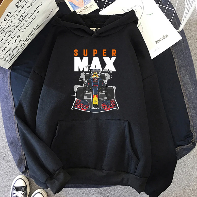 

F1 Champion number 33 Hoodies Fashion Printed Cartoon Graphic Autumn Winter Casual Loose Sweatshirt Tops