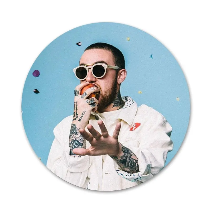 Значки Mac Miller значки металлические для фотографий 58 мм | Дом и сад