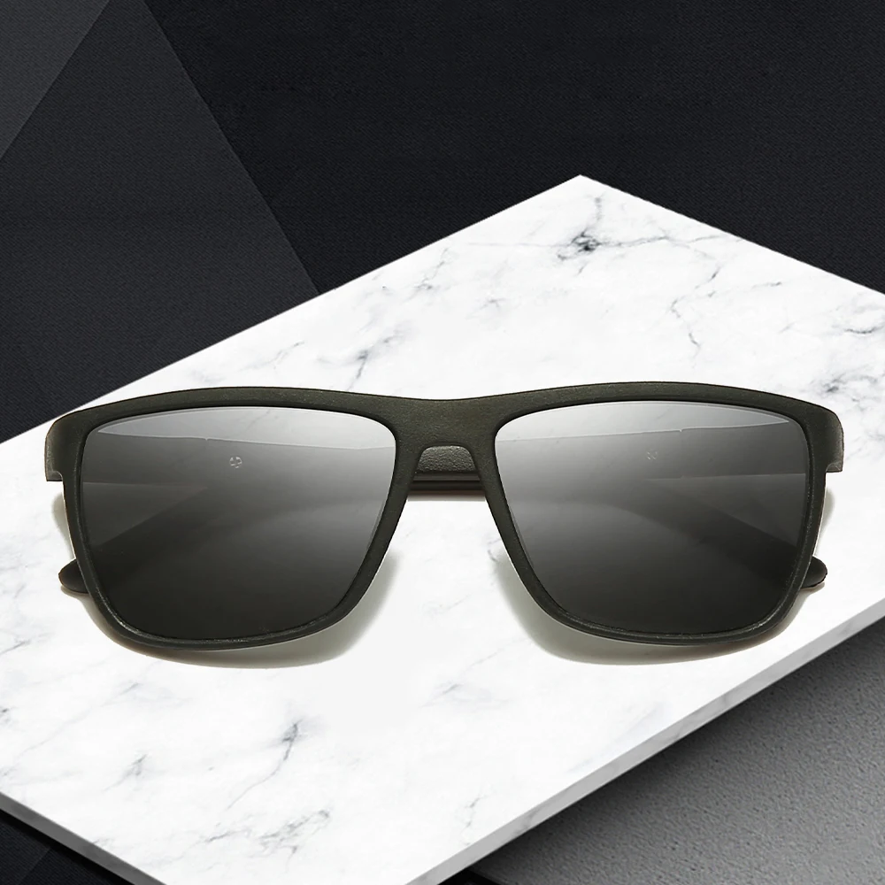 

Brand Design Square Polarized Sunglasses Men Driving Sun Glasses Male Coating Sunglass UV400 Eyewear Shades Oculos de sol