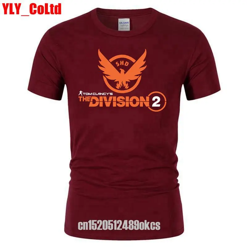 Мужская футболка The Division 2 Tom Clancy's SHD PS4 Xbox PC игровая футболка/Футболка мужская хип