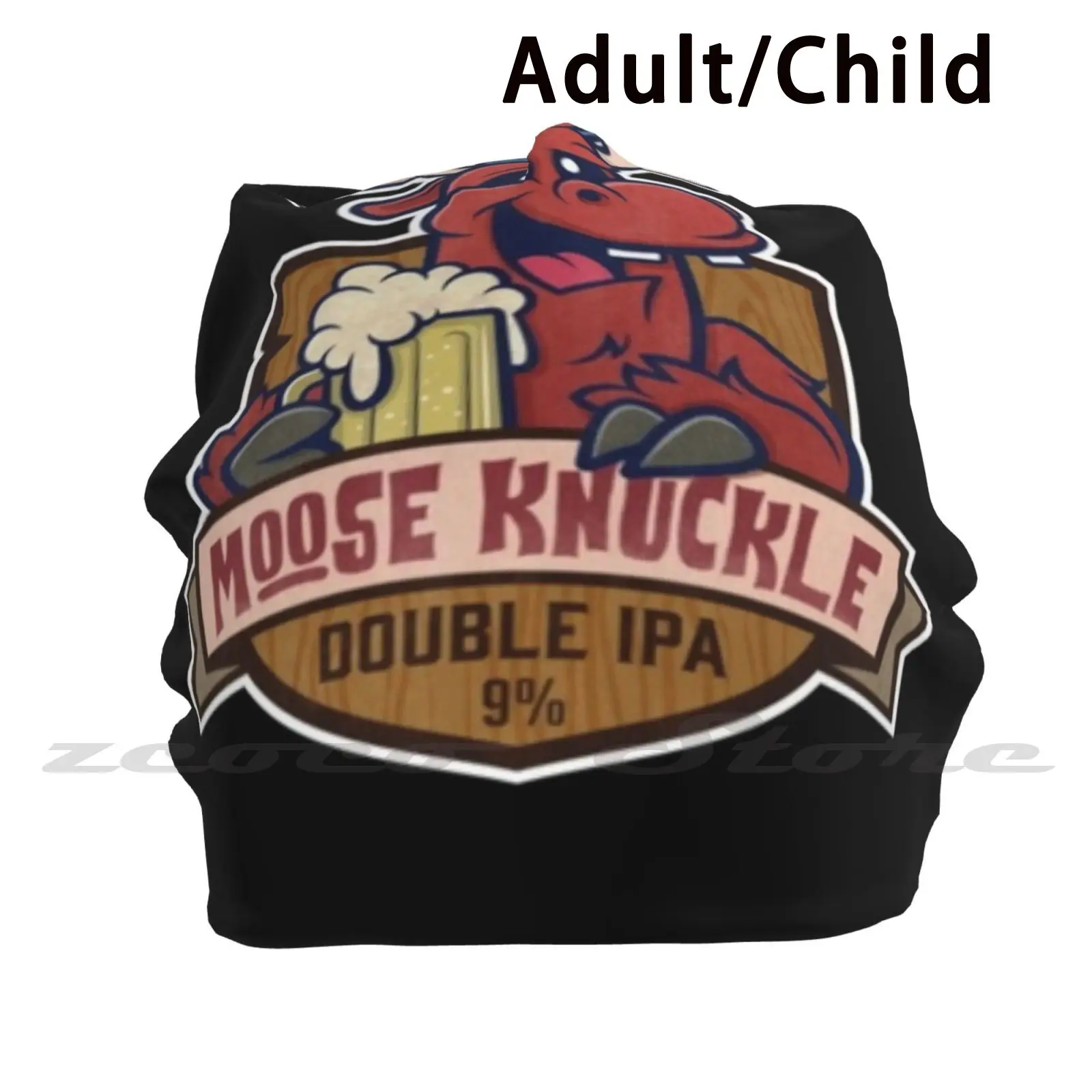 Вязаная шапка на костяшки лосят двойная Ipa эластичная мягкая индивидуальная с