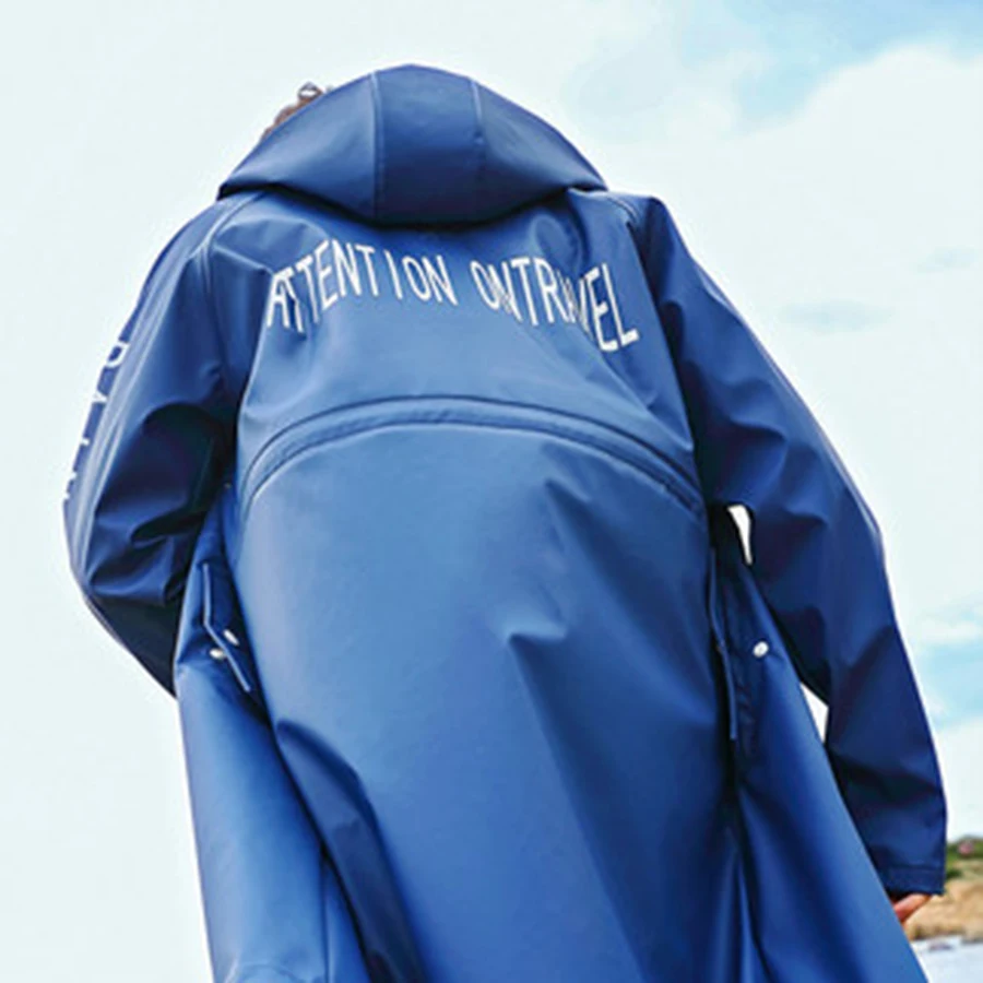 Желтый длинный мужской дождевик водонепроницаемый плащ для женщин и мужчин