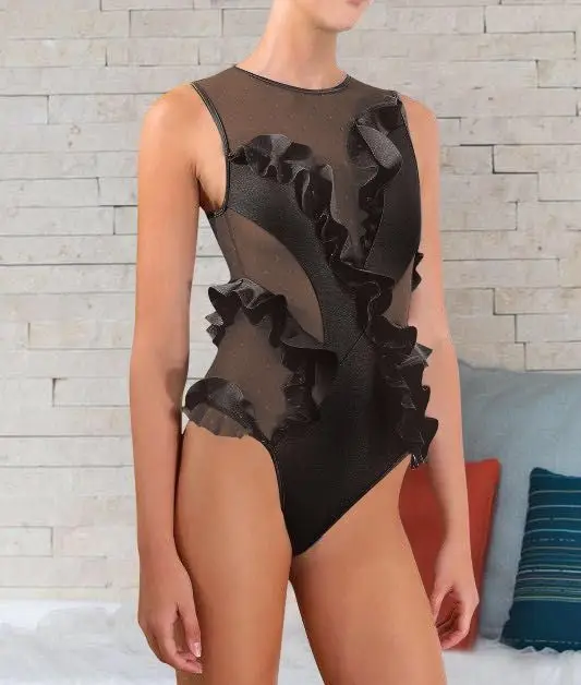 Купальники Для женщин Одна деталь подростковый купальник 2019 цельное Ba R кружева