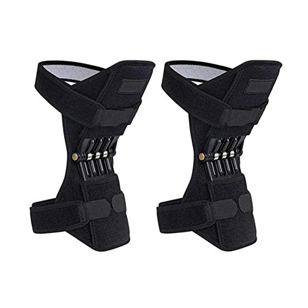 1 пара мощный шарнирный наколенник s Power ful Rebound Spring Force поддержка колена