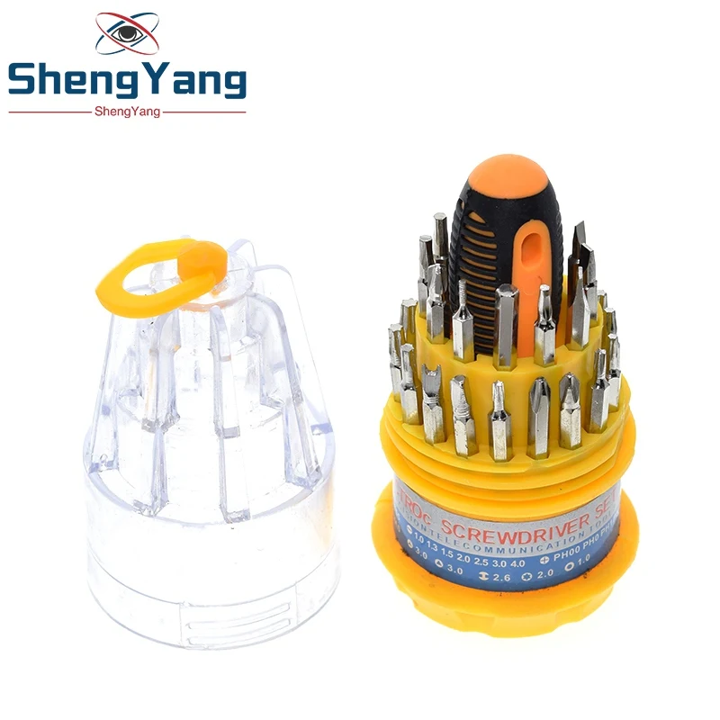 

High quality carbon steel pagoda multi-function 31-in-1 batch of manual screwdriver combination tool Screwdriver tool set sale