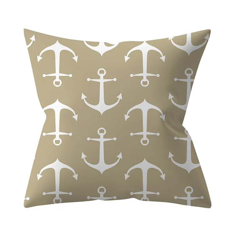 

Nordic geometric pillow cover Khaki earth color living room sofa cushion cover