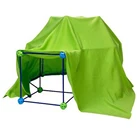 Детский конструктор форт, строительный комплект для самостоятельной сборки игровой палатки