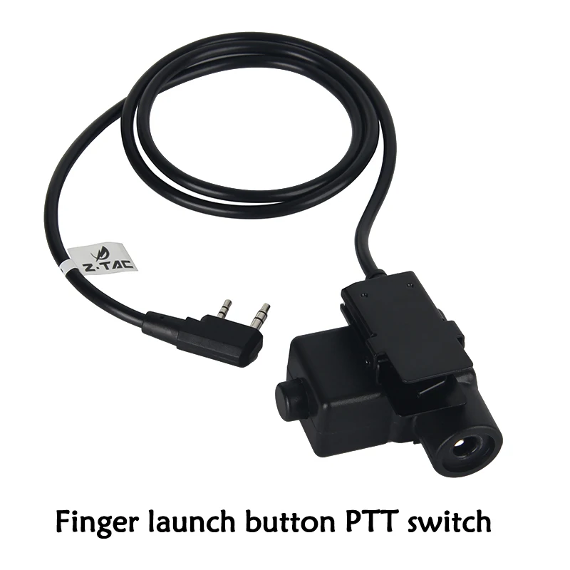 Z-Tac Tactical Headset U94 Adapter Plug Push To Talk Airsoft Midland PTT For Military Walkie-talkie Headphone Accessories Z113 | Спорт и