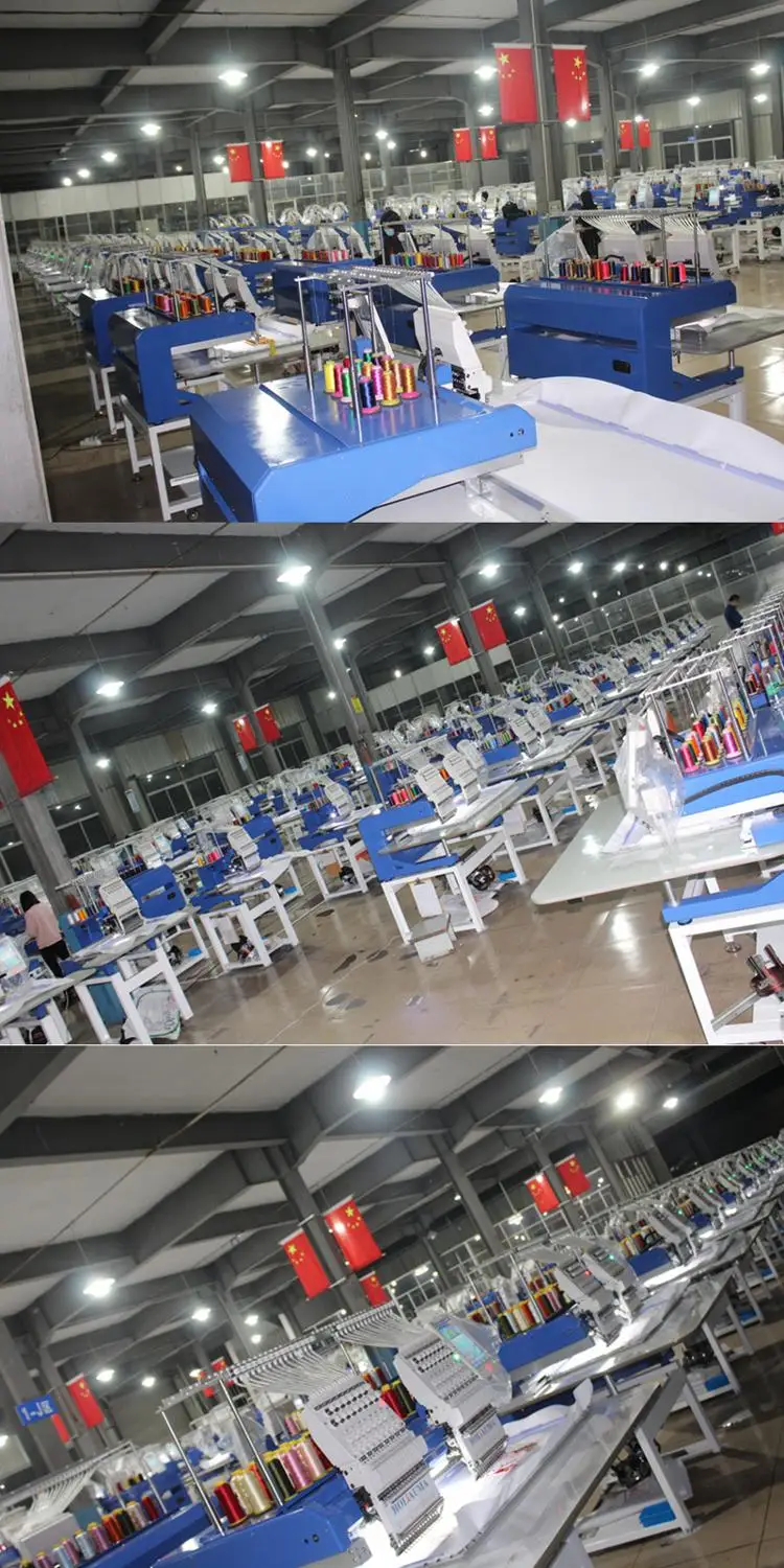 Две головки 15 игл машина для вышивки холиаума высокая скорость 2 головы