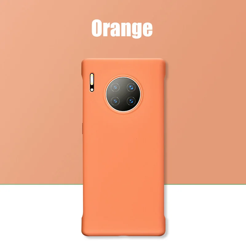 Чехол для телефона ZNP для huawei mate 20 10 30 P10 P20 P30 Pro Lite P Smart Z, жидкий силиконовый чехол для Honor 8x9 10 20 Lite Play - Цвет: Оранжевый