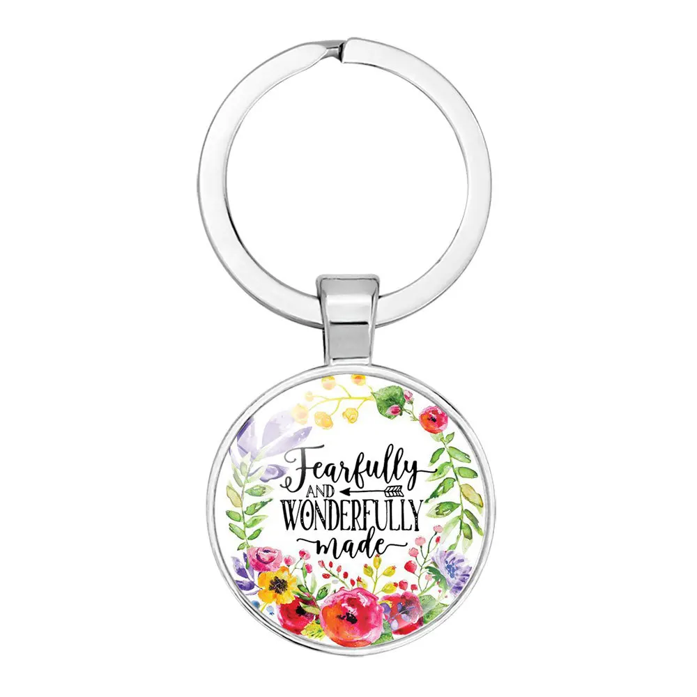 Брелки для ключей с итальянской католической розой из священного писания брелки