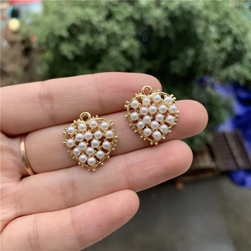 Подвески из цинкового сплава с имитацией жемчуга 2 шт./лот | Украшения и