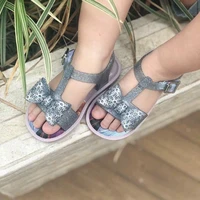 mini melissa lovely bow girl jelly shoes beach sandals 2020 new baby shoes soft melissa sandals kids non slip princess shoes
