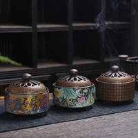 antique incense burner crafts decoration home furnishing indoor incense burner enamel color generation incense burner