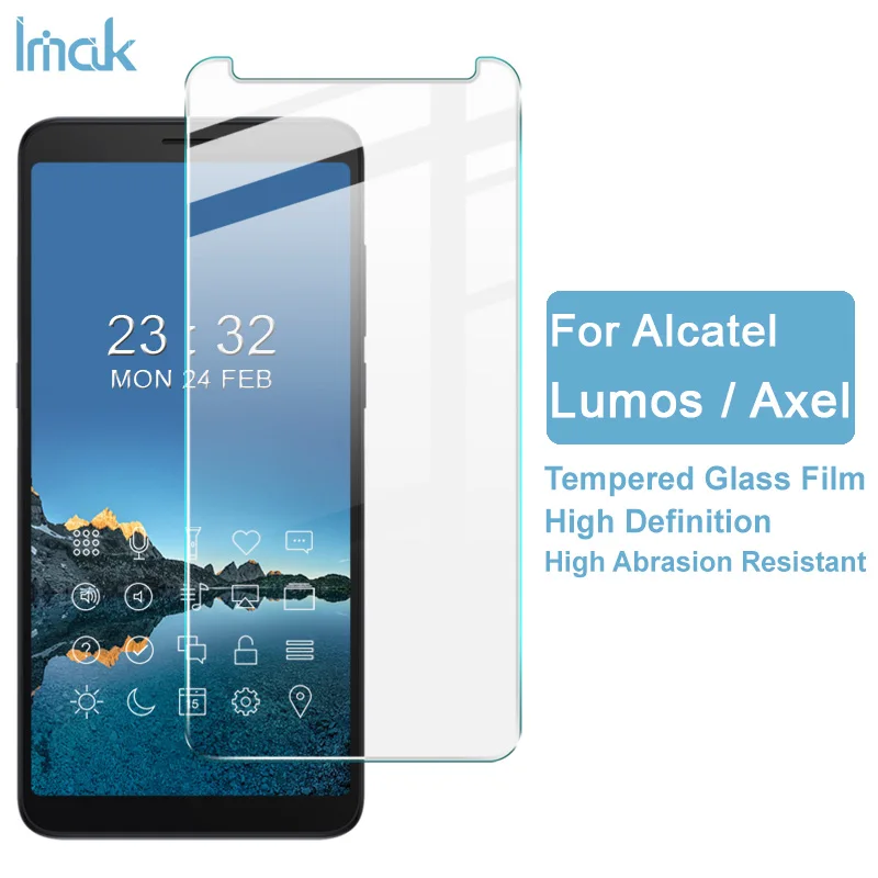 

For Alcatel Lumos /Axel /Alcatel 1L 2021 Tempered Glass Explosion-proof IMAK 9H Glass High Definition