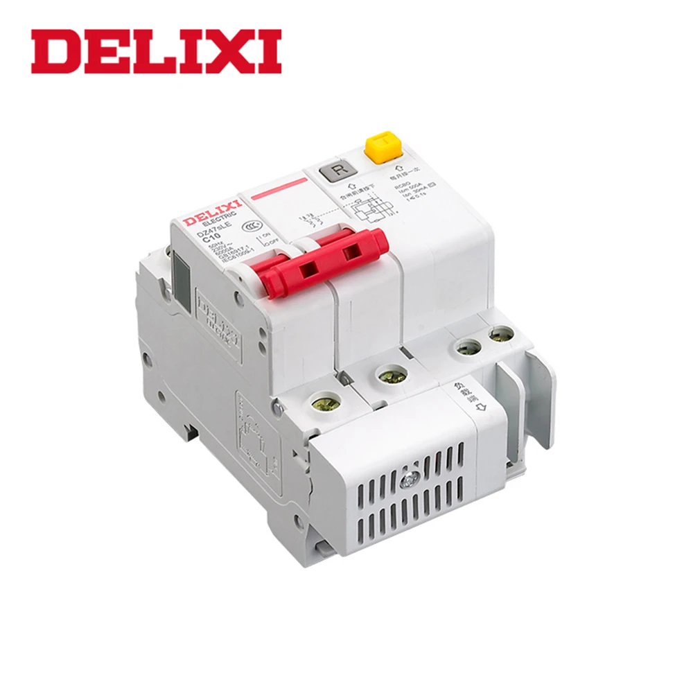 Автоматический выключатель DELIXI RCBO DZ47sLE 1P plus N C Тип 10А до 63A остаточного