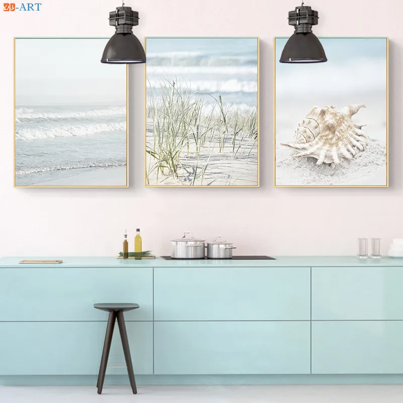 Настенная картина Pastel в виде раковины песчаной фотообои и фотографий для