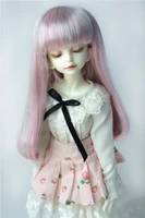 jd319b 7 8inch 18 20cm long straight with curls tails full bangs synthetic mohair 14 msd bjd doll wigs