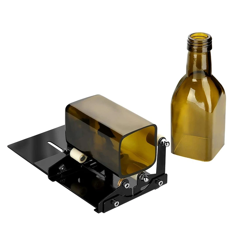 

Glass Bottle Cutter Square Round Bottle Cutting Machine Wine Bottles and Beer Bottles Cutter Tool with Accessories Tool