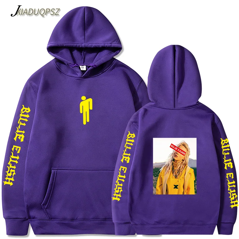 Мужская/Женская популярная одежда с капюшоном Billie Eilish повседневные толстовки в