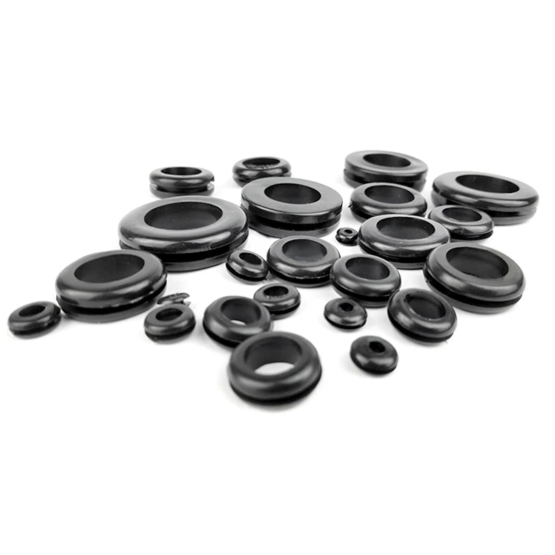 10 штук резиновых прокладок с кольцом из клипсы для защиты кабеля, шланга, на заказ, двустороннее армирование.