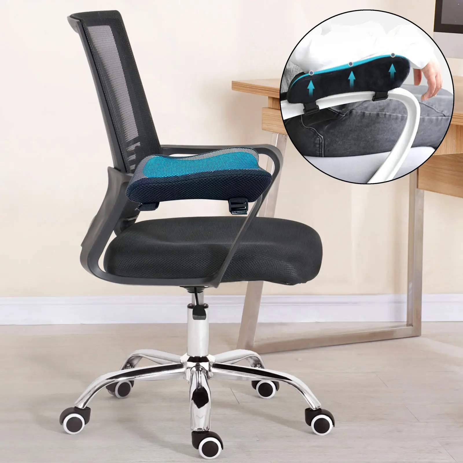 Удобная подушка для офисного кресла подлокотник из полиэфирного волокна с