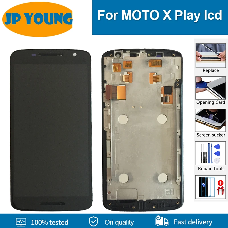 ЖК-дисплей 5,5 дюйма для Motorola Moto X Play XT1561 XT1562 XT1563, ЖК-дисплей с сенсорным экраном и дигитайзером для Moto XPlay, ЖК-дисплей с рамкой в сборе ЖК-дисплей 5,5 дюйма для Motorola Moto X Play XT1561 XT1562 XT1563, ЖК-дисплей с сенсорным экраном и дигитайзером для Moto XPlay, ЖК-дисплей с рамкой в сборе