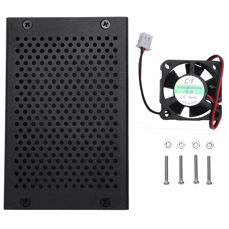 Чехол из алюминиевого сплава с охлаждающим вентилятором металлический корпус