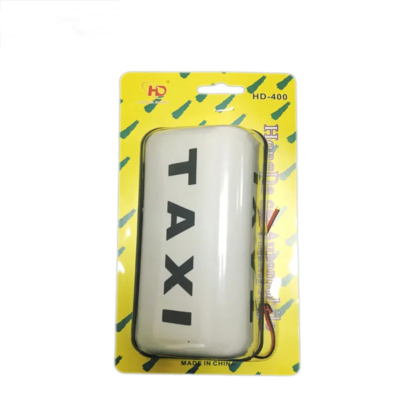 12V COB Light Universal Yellow Base Car Sign Lamp High Quality New Fashion Taxi Sign Cab Roof Top Topper Adhesive Car Sign Lamp