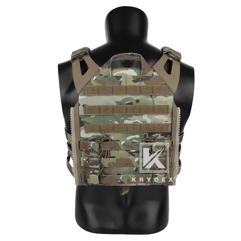 KRYDEX JPC2.0 тактический жилет + MOLLE Панель Assult облегченный бронежилет Регулируемый