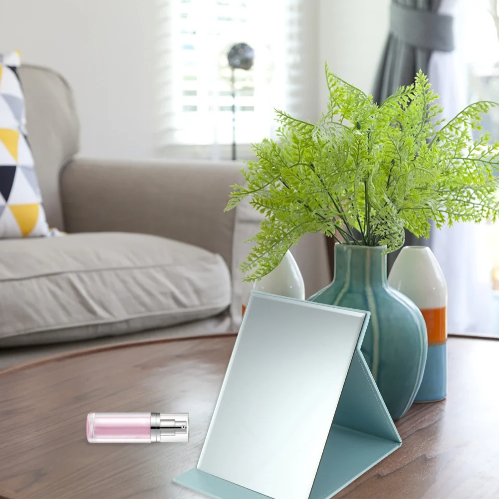 

Foldable Mirror Cosmetic Makeup Mirror Minimalist Travel Portable Mirror