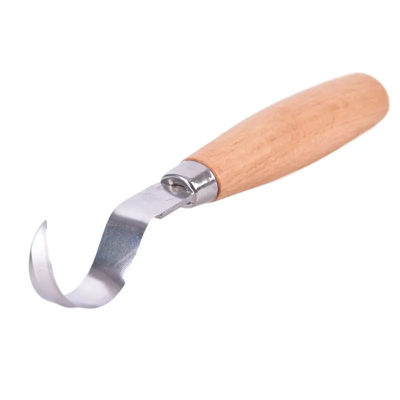 Искусственная деревянная ручка из нержавеющей стали ложка крючок нож